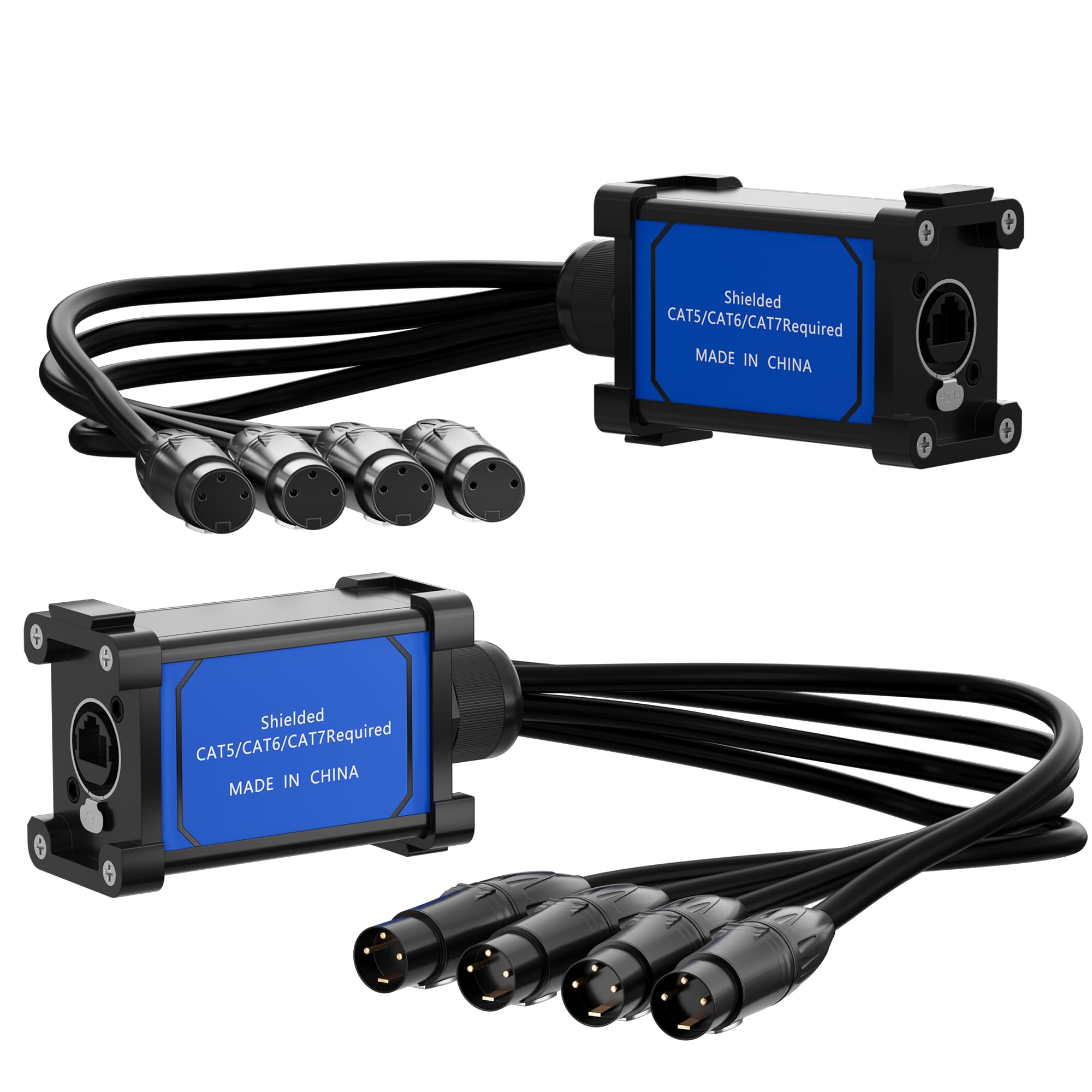 Amazon.com: Elecan 3-Pin XLR Splitter Breakout Box With 2 Ft Patch